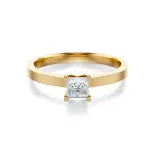 Pierścionek zaręczynowy złoty z diamentem AJPZ_117